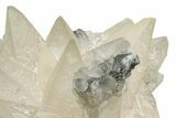 Fluorescent, Scalenohedral Calcite Crystal Cluster - Peru #217354-2